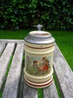 Miniatur Beerstein Lid with Photo